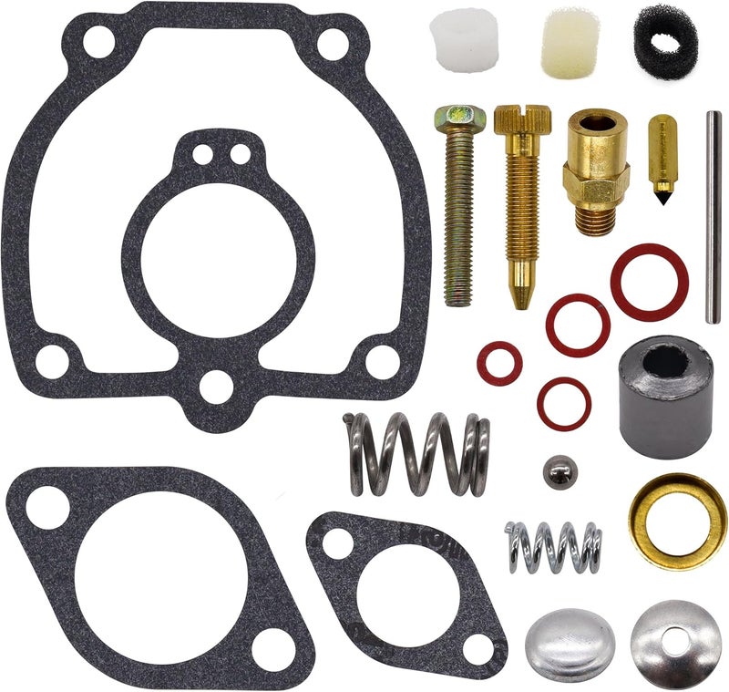 OXCANO Carburetor Repair Rebuild Kit Compatible with International IH Farmall Super H M W4 O4 W6 O6 Tractor, Compatible with IH Farmall 400 450 656 MV, 47387DB, 50983DB, 356948R92 - Image 1